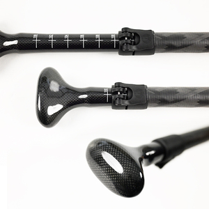 Hofi Siêu Ánh Sáng 3K Đồng Bằng V-Loại Đầy Đủ Carbon Racing Sup Mái Chèo 3-Mảnh Lướt Sóng Canoe Mái Chèo Cho Chèo Những Người Đam Mê - Product Image 3