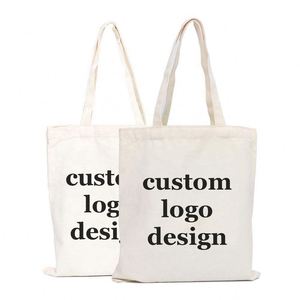 Sac fourre-tout en toile de coton naturel écologique réutilisable avec logo personnalisé, vierge et personnalisable - Product Image 3