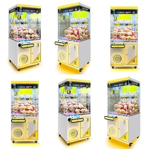 Máy tính để bàn mới Mini Arcade Claw máy sang trọng đồng xu vé hoạt động Claw máy - Product Image 4