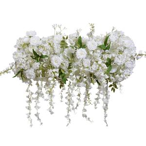 Fond de scène de mariage floral romantique Lily Valley nouvelle <span class=keywords><strong>boule</strong></span> de fleurs suspendue et décoration de fenêtre <span class=keywords><strong>en</strong></span> arc pour salle d'exposition ou événement - Product Image 1