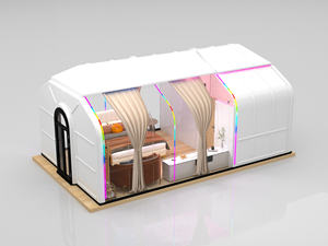 Casa <span class=keywords><strong>Burbuja</strong></span> Portátil para Uso Nocturno, Restaurante, Campamento al Aire Libre, Invierno, <span class=keywords><strong>Precio</strong></span> de Oferta - Product Image 6