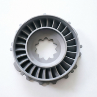 Layanan Pemesinan CNC Bilah Turbin / Roda Turbin Gas Inconel 601 / 600 / 625 / 718 / X750 untuk Model Pesawat Terbang