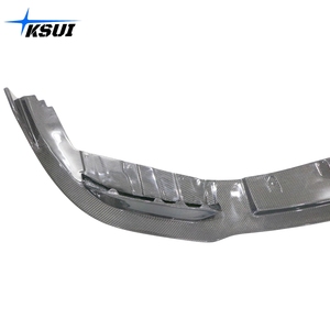 Nuevo Lip Delantero de Fibra de Carbono Estilo V para Parachoques Delantero KSUI Serie 8 F93 <span class=keywords><strong>M8</strong></span> para F91 F92 F93 <span class=keywords><strong>M8</strong></span>, Ensamblaje con Tornillos - Product Image 3