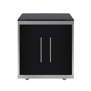 Armadio multifunzione a doppia porta in acciaio inossidabile di alta qualità con piano in Grante - Product Image 3