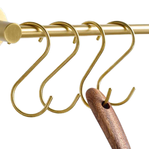 <strong>Hanging</strong> Hook <strong>for</strong> <strong>Clothes</strong> S Shape <strong>Railing</strong> Hook <strong>for</strong> Home Bedroom Multipurpose Hooks Storage Hangers Kitchen Pot Racks - Product Image 3