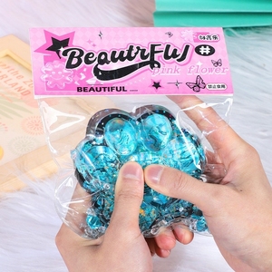 ของเล่นบีบรูปอุ้งเท้าแมว TPR ของเล่นบีบมีกลิตเตอร์ ของเล่นคลายเครียด ของเล่นนุ่มๆ ของเล่นเสริมพัฒนาการสำหรับเด็กและผู้ใหญ่ - Product Image 2