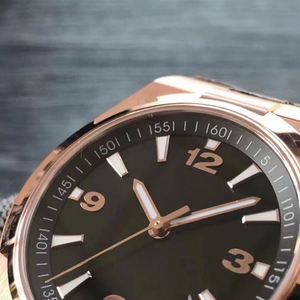 Montre automatique simple de luxe pour homme, de haute qualité, boîtier en acier inoxydable, cadran en cristal saphir, étanche 30 bars - Product Image 5