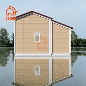 Casa Prefabricada Tipo Villa con Techo a Dos Aguas para Resorts, Casas de <span class=keywords><strong>Playa</strong></span>, Hoteles y <span class=keywords><strong>Apartamentos</strong></span>, Casa Contenedor Prefabricada en Venta - Product Image 3