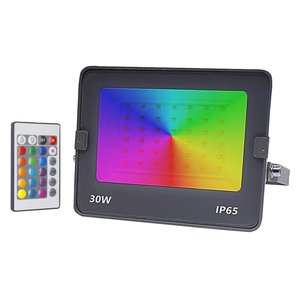 Projecteur LED intelligent Wi-Fi 10W 30W 50W IP66 pour jardin et scène, compatible Alexa Google Tuya, RGBCW - Product Image 2