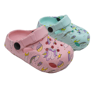 Sabots et mules d'été antidérapants en PVC HEVA, unisexes, avec logo personnalisé, sabots de jardin, chaussures plates, sandales d'été pour enfants, sabots personnalisés - Product Image 3