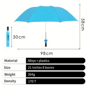 Parapluie publicitaire en forme de bouteille de vin de 21 pouces pour la vente en gros, avec logo - Product Image 2