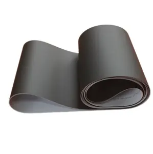 YONGLI Natural Gray Square 20mm 9.5mm Thicknesses PVC Conveyor Belt With Polyester Sanding Machine Stone Materials