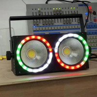 2 yeux Audience Blinder 200W COB Lumière stroboscopique 2 yeux 2x100w COB Blinder Light 2*100W 2 yeux cob public light fresnel wedding