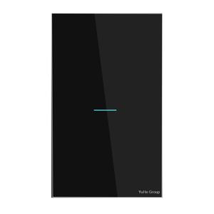 Interrupteur mural à commande tactile YuHe Group 10A 230V, design minimaliste, verre trempé, IP20, 1 voie - Product Image 1