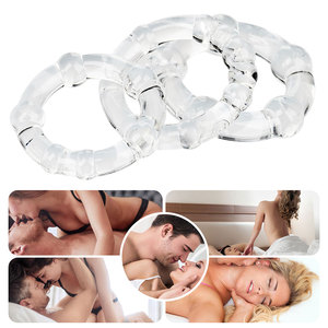 Commercio all'ingrosso eiaculazione TPE pene anello manica del cazzo giocattoli sessuali G Spot stimolazione gallo anelli per gli uomini - Product Image 3