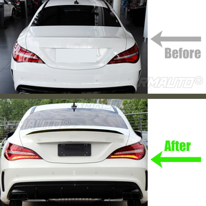 Alerón Trasero para Techo y Maletero para Mercedes Benz Clase CLA C117 CLA200 CLA260 CLA45 AMG 2013-2019, Estilo Automotriz - Product Image 3