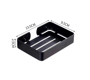 Support mural rectangulaire en plastique pour savon avec fentes de drainage pour salle de bain - Product Image 2