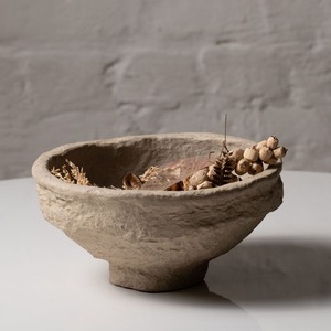 Unique Design Handmade Papier Mache <b>Bowl</b> with Natural Decorative Texture for Home Decor Centerpiece and Display For Sale - Product Image 5