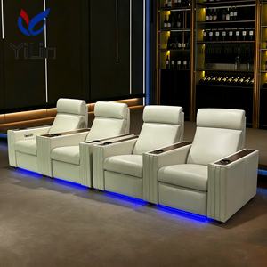 Sofá Reclinable Eléctrico Motorizado Yilin Moderno RH722 con Función <span class=keywords><strong>de</strong></span> <span class=keywords><strong>Masaje</strong></span> y <span class=keywords><strong>Puerto</strong></span> <span class=keywords><strong>de</strong></span> Carga Tipo C para Cine en Casa - Product Image 4