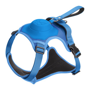 Harnais pour <span class=keywords><strong>chien</strong></span> best-seller avec poitrine et dos intégrés, étirement automatique, anti-explosion, <span class=keywords><strong>collier</strong></span> pour animaux <span class=keywords><strong>de</strong></span> compagnie - Product Image 4