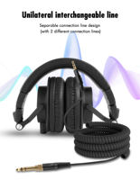 D98 Professional Studio DJ Casque Casque de surveillance stéréo supra-auriculaire pliable pour