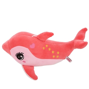 Aifei Speelgoed Groothandel Creatieve Zeven Sterren Gevlekte Dolfijn Pluche Speelgoed Roze Zee Dier Kussen <span class=keywords><strong>Aquarium</strong></span> Souvenirs Geschenken Pp Katoen - Product Image 5