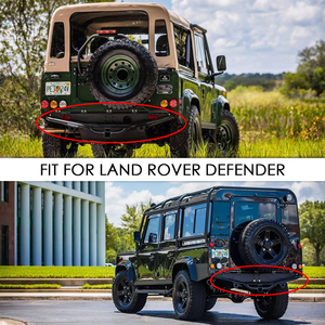 <span class=keywords><strong>Paraurti</strong></span> <span class=keywords><strong>Posteriore</strong></span> in Acciaio 4x4 per Accessori Land Rover Defender 110 90 Barra di Protezione <span class=keywords><strong>Posteriore</strong></span> Offroad - Product Image 5