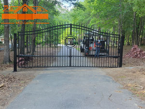 Foshan diseña y fabrica puertas <span class=keywords><strong>de</strong></span> hierro forjado <span class=keywords><strong>de</strong></span> lujo para villas, estancias y castillos. - Product Image 3