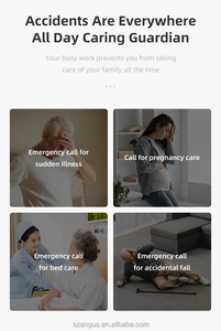 ANGUS Tuya - Reloj con Botón <span class=keywords><strong>de</strong></span> <span class=keywords><strong>Emergencia</strong></span> Inteligente para Personas Mayores, Sistema <span class=keywords><strong>de</strong></span> Alerta para Cuidadores, Sin Cuota Mensual - Product Image 3