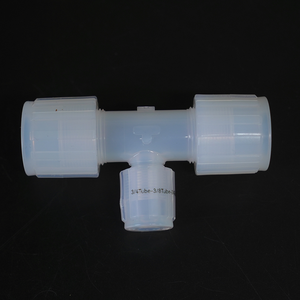 מחבר צינורות Qray PFA בצורת T עם 3 יציאות לשימוש תעשייתי - Product Image 5