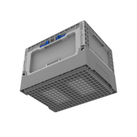 Caisse en plastique pliable JOIN Heavy Duty 400x300x280mm pour le stockage et le transport industriels
