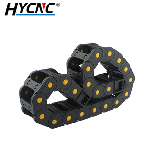Máquina herramienta Cadena de arrastre Puente Pista de plástico Tallado Cable de nailon Ranura de roscado Cable de Transmisión Industrial Cadena de arrastre - Product Image 1