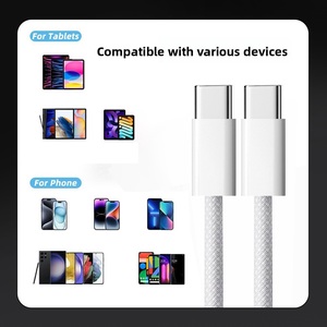 Câble USB-C Type C 240W <span class=keywords><strong>Chargeur</strong></span> Rapide Cordon de Charge pour <span class=keywords><strong>iPhone</strong></span> 16e 17 Air 15 - Product Image 3