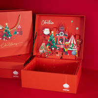 Boîtes Cadeaux Personnalisées Exclusives pour Emballages de Fêtes de Noël, Boules Surprises 3D avec Couvercle, Boîte Cadeau de Noël pour Enfants