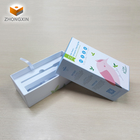 Boîte d'emballage en papier dur de produit électronique à motifs de luxe personnalisé en gros d'usine pour batterie externe