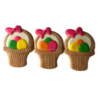 Moule à biscuits en plastique pour Pâques, lapin de Pâques et panier, moule à pâte à sucre, moule à argile, outil de décoration, ensemble de découpoirs pour glaçage royal