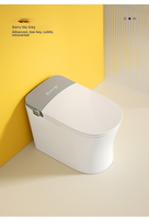 PLMR M939 Toilette intelligente pour la maison intelligente, toilette intelligente avec chauffage automatique, conforme aux normes CE/cUPC/UKCA