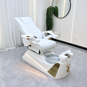 Fauteuil de pédicure électrique avec bain de pieds, station de pédicure professionnelle, mobilier de salon de beauté pour pédicure et manucure - Product Image 3