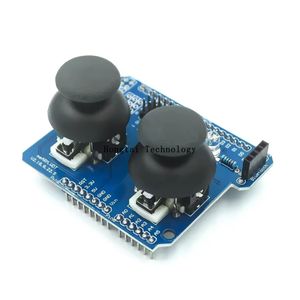Blocs de construction électroniques Dual PS2 Game Joystick Button Module JoyStick Compatible <span class=keywords><strong>UNO</strong></span> R3 - Product Image 1