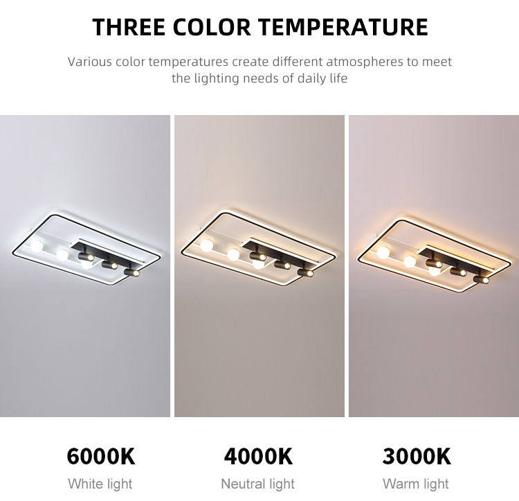 Factory Wholesale Indoor Decoration Ceiling Led Light Aluminum Acrylic Led Ceiling Lighting For House Hotel