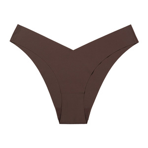 Bragas de mujer sin costuras de seda helada con cintura en V para venta al por mayor - Product Image 6