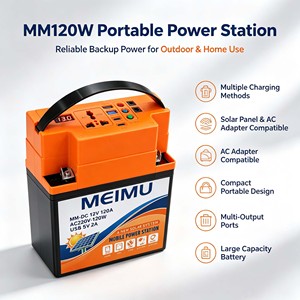 Station d'alimentation solaire portable MM120W 12V 20Ah pour le <span class=keywords><strong>camping</strong></span> en plein air, générateur solaire mobile - Product Image 1