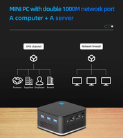 Mini PC Lemax RGB Light N100 N150 T9 Plus Intel DDR4 16G/12G/8G 4K HD 2 ports LAN comme serveur, point d'accès, ordinateur triple écran