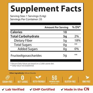 Suplemento de Fibra en Polvo Personalizado con Prebióticos para Apoyar la Salud Digestiva en Adultos - Product Image 3