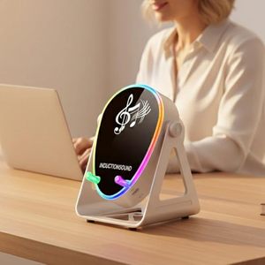 Mini Altavoz Inalámbrico H68 con Luz RGB, Altavoz Multifunción con Rotación de 180°, Sonido Estéreo y Cargador Inalámbrico - Product Image 6