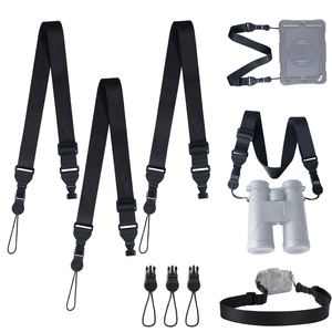 Wholesale Black Adjustable Nylon <b>Camera</b> Shoulder Strap Eco-friendly Breathable Durable Strong 145cm Length 3.2cm Width Custom - Product Image 4