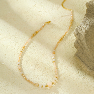 Collana di perle di pietre preziose in stile classico estivo a forma di sfera per <span class=keywords><strong>gioielli</strong></span> da anniversario da donna e da ragazza - Product Image 2