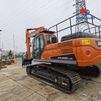 Excavatrice hydraulique d'occasion Doosan DX300LC-9C 30 tonnes pour travaux de construction