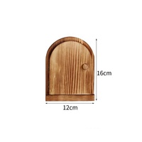 Décoration murale écologique en bois foncé gravé, cache-prise décoratif en bois massif pour interrupteur domestique