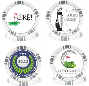 Tube de transport personnalisé OEM/ODM pour marqueurs de balles de golf avec design jeton de poker CN - Product Image 4